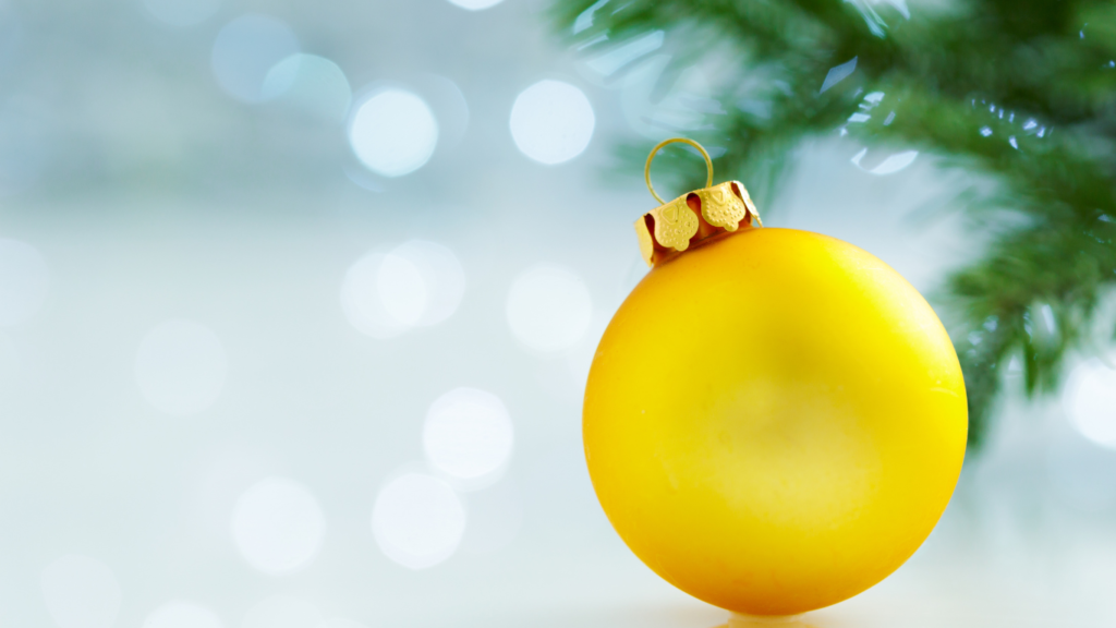 Simple Christmas decorations help create a dementia friendly Christmas