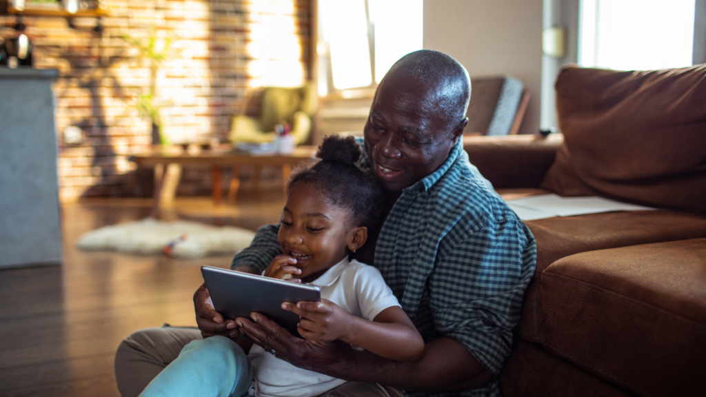 intergenerational relationships between grandfather and young grandfather