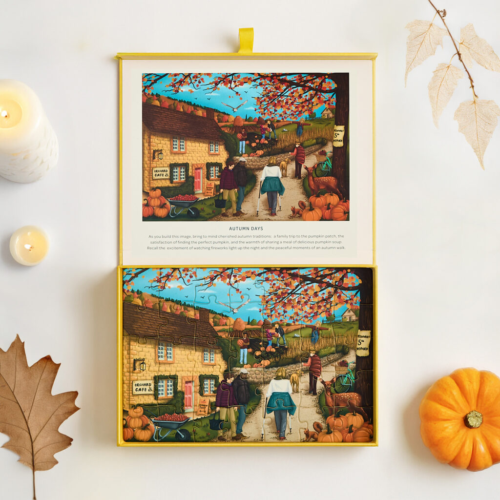 Autumn Dementia Jigsaw Flat Lay