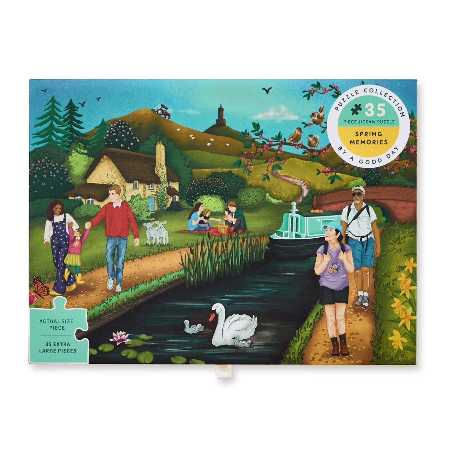 Spring Dementia Jigsaw Puzzle Front of Box