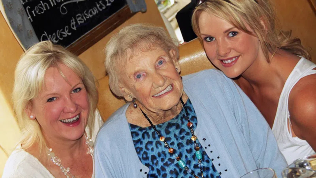 A Good Day co-founder Emily Tyler (right) pictured with her mum and nana